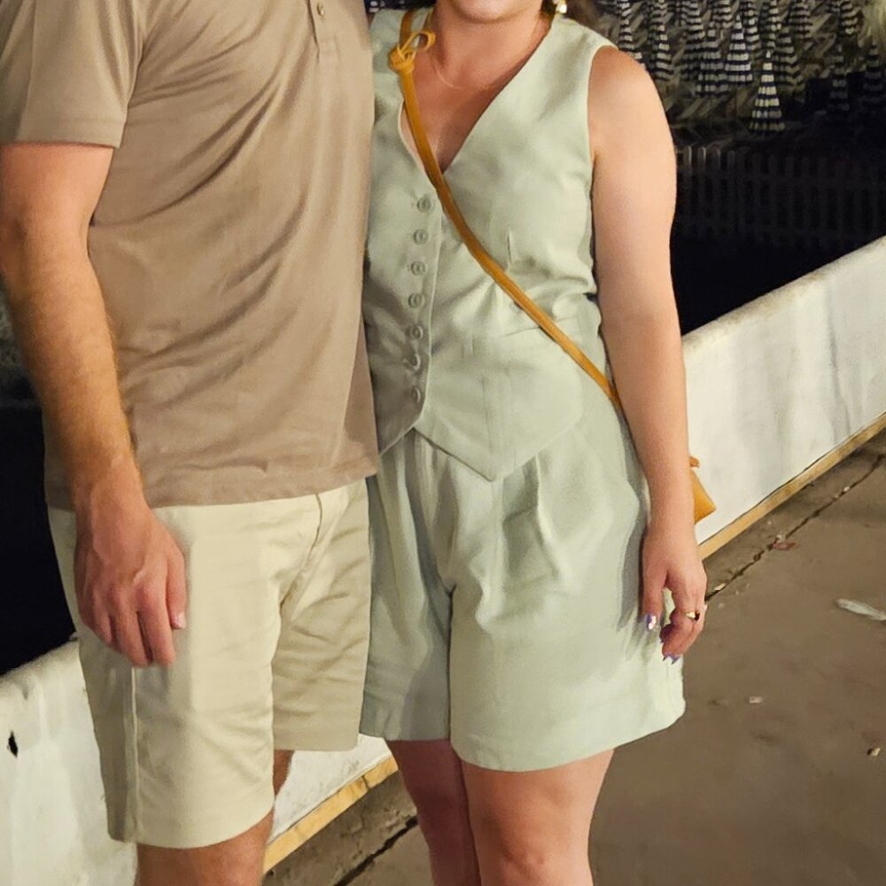 Two Piece Summer Vest Set - Picture 2 of 8
